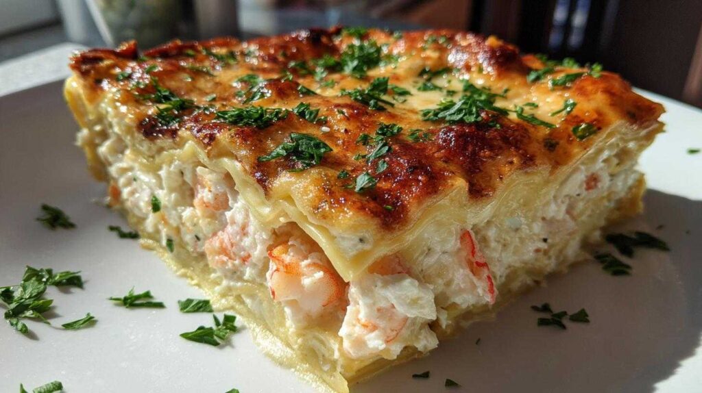 seafood lasagna