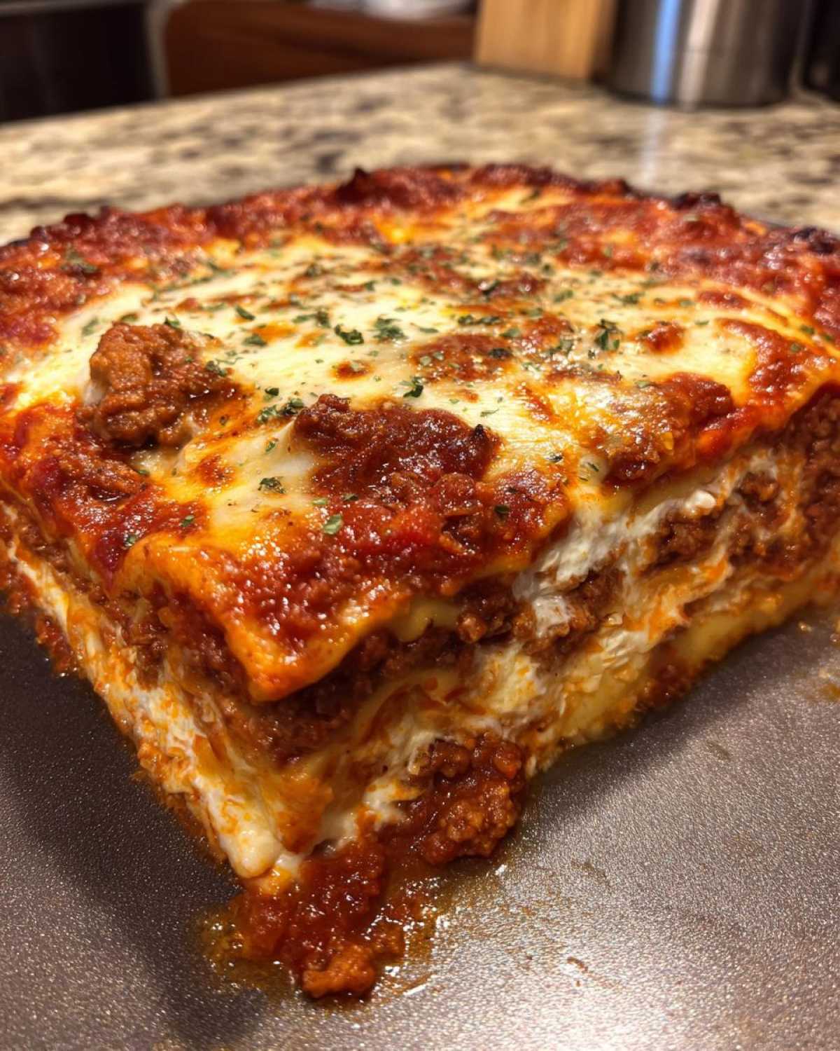 sheet pan lasagna - detail 2