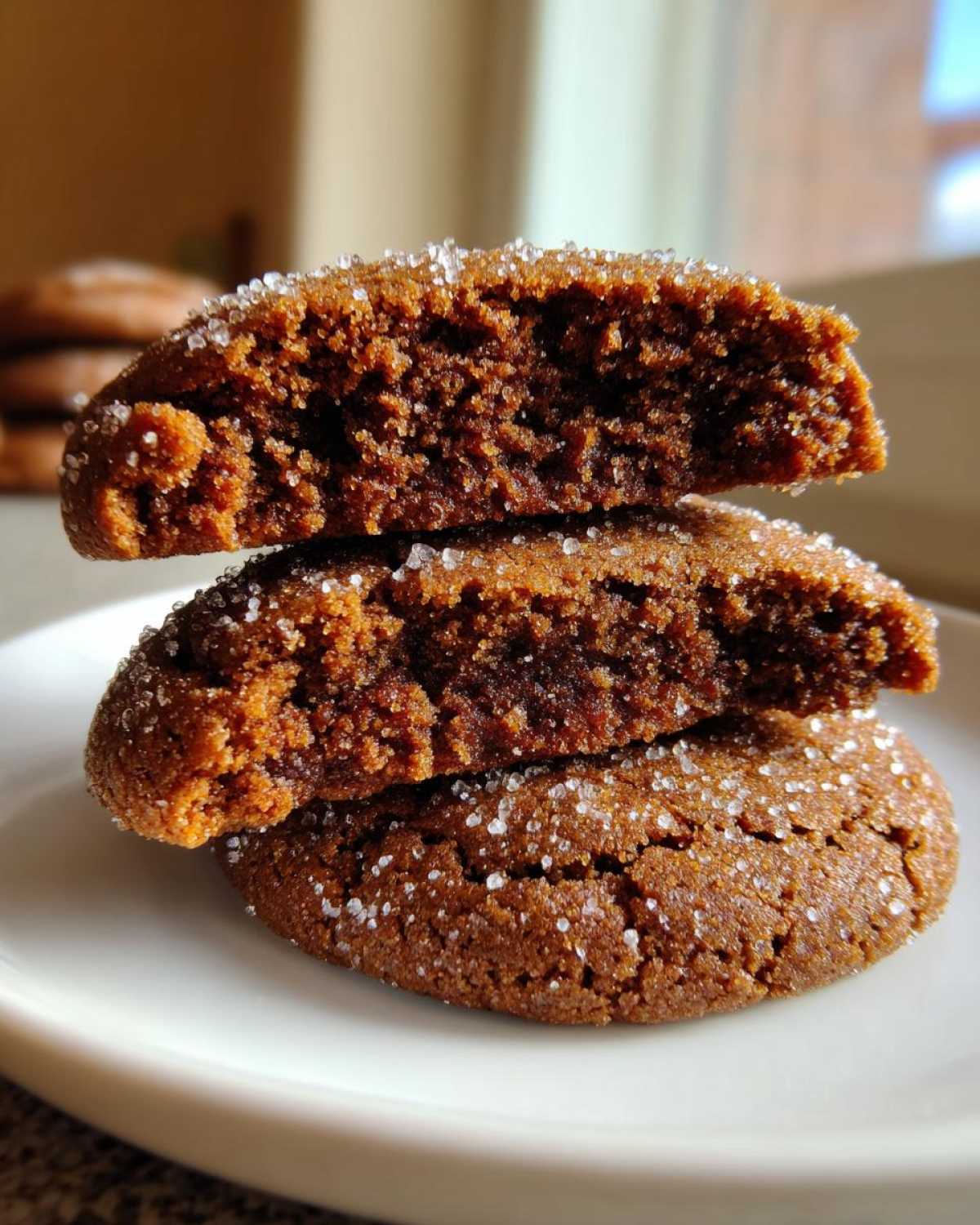 soft gingerbread cookies - detail 1