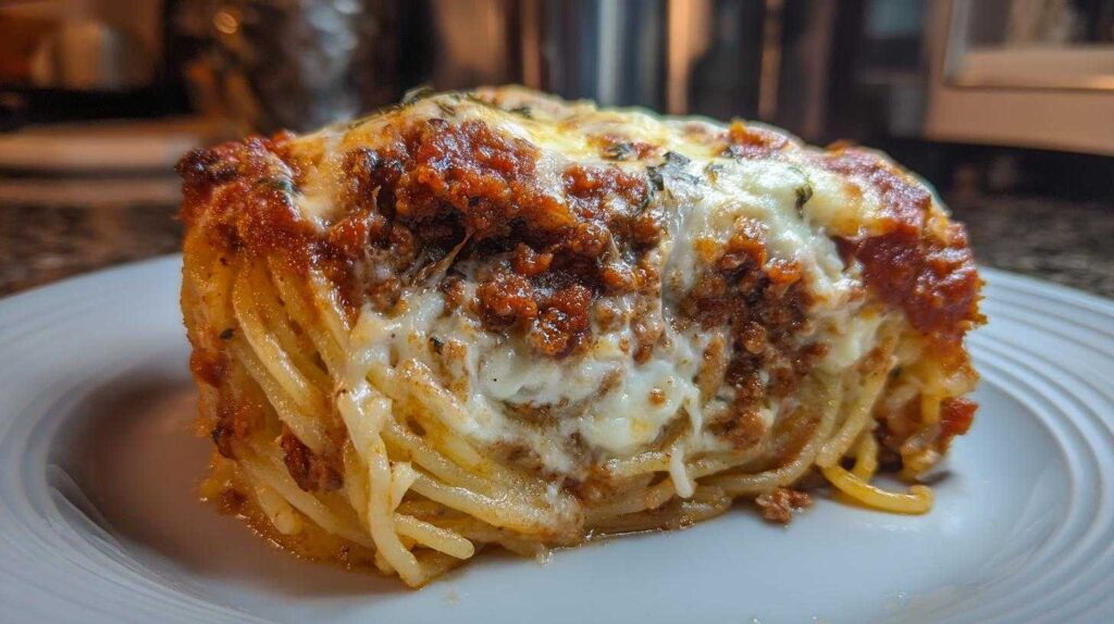 spaghetti pie