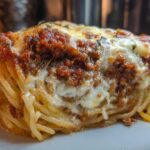 spaghetti pie