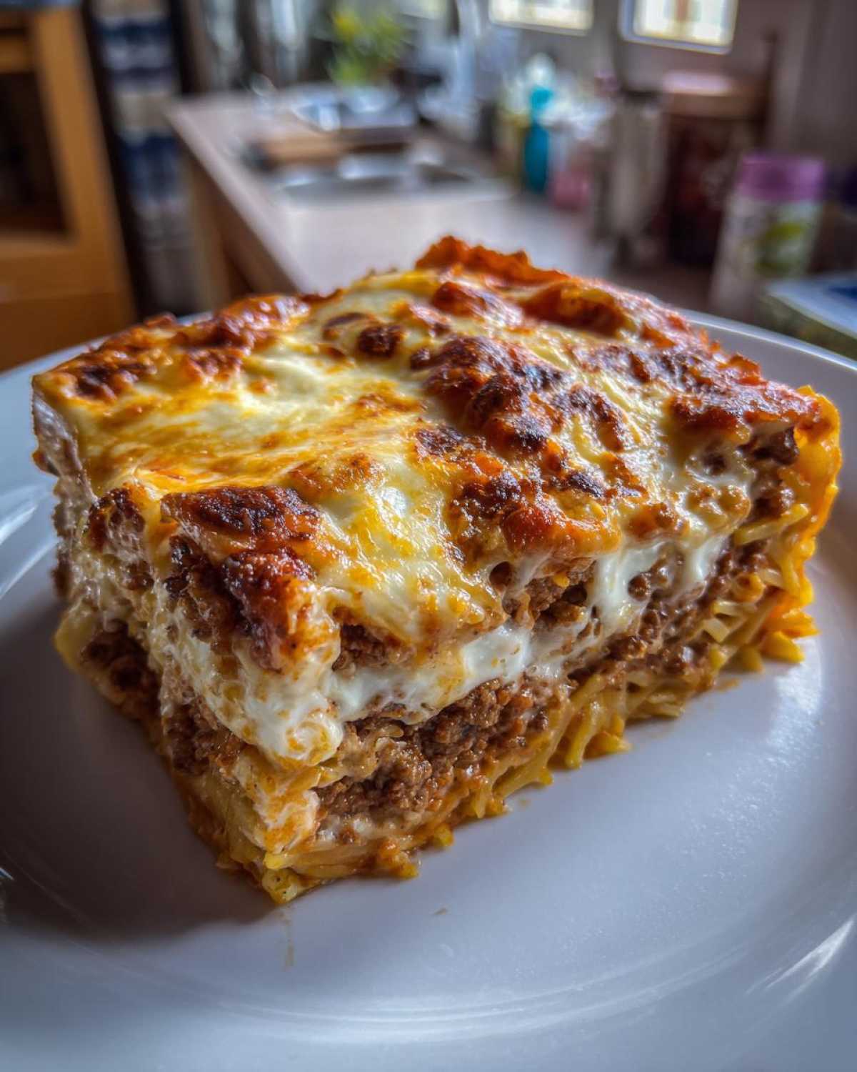 spaghetti pie - detail 4