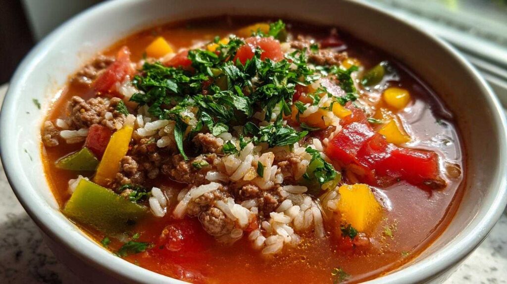 stuffed pepper soup