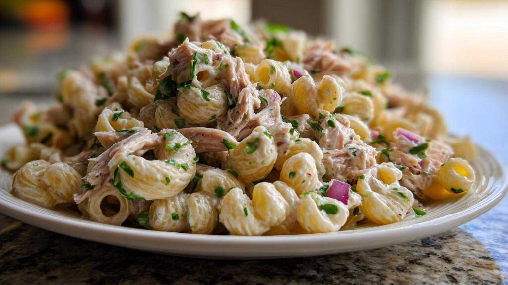 Amazing 3-Step tuna pasta salad Meal Prep Magic tuna pasta salad