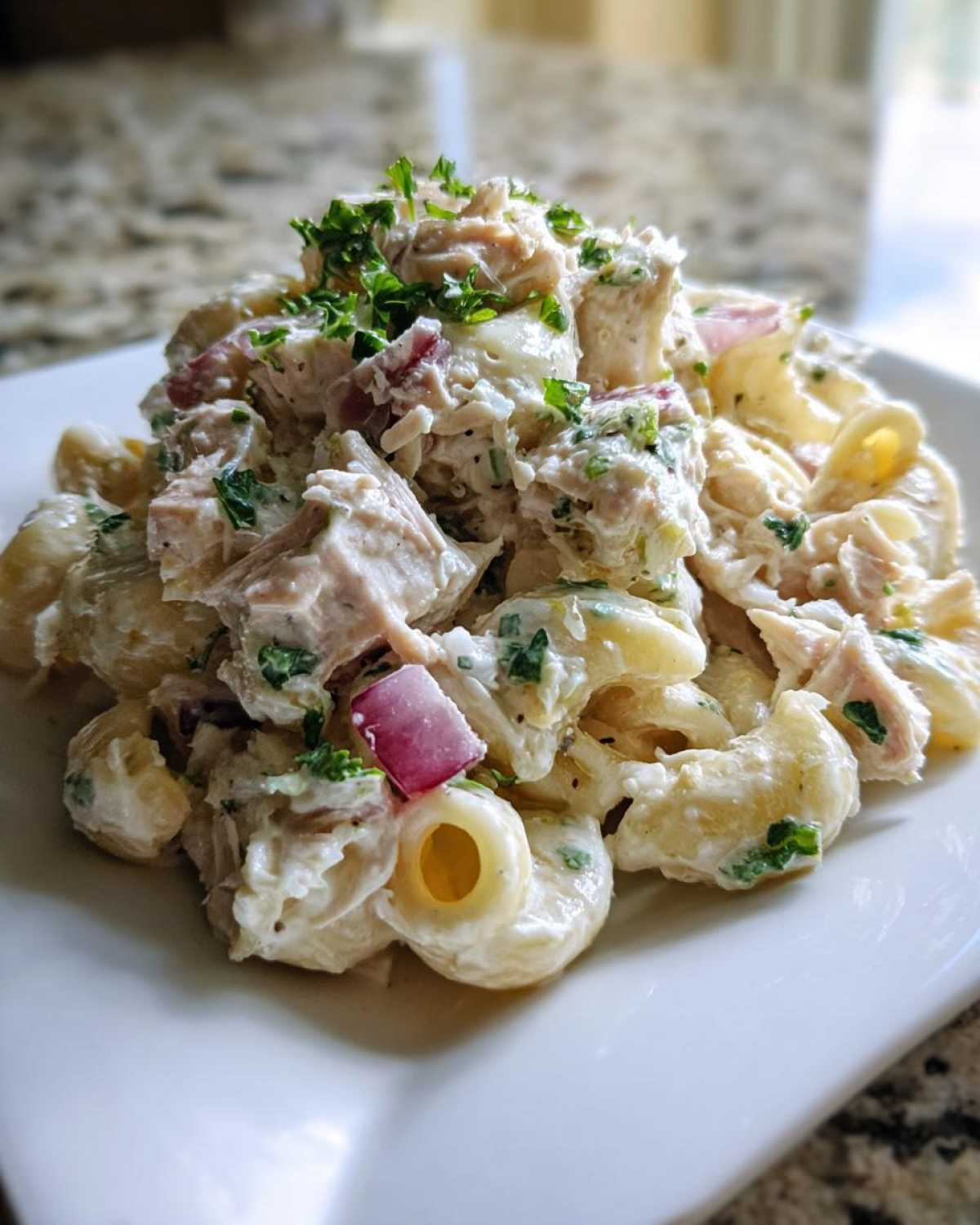 tuna pasta salad - detail 2