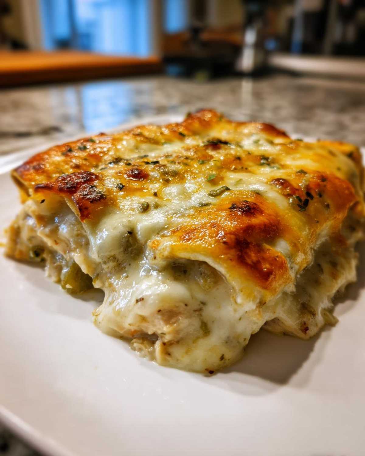white chicken enchiladas - detail 2