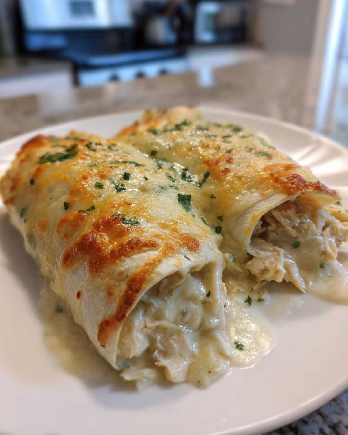 white chicken enchiladas - detail 4