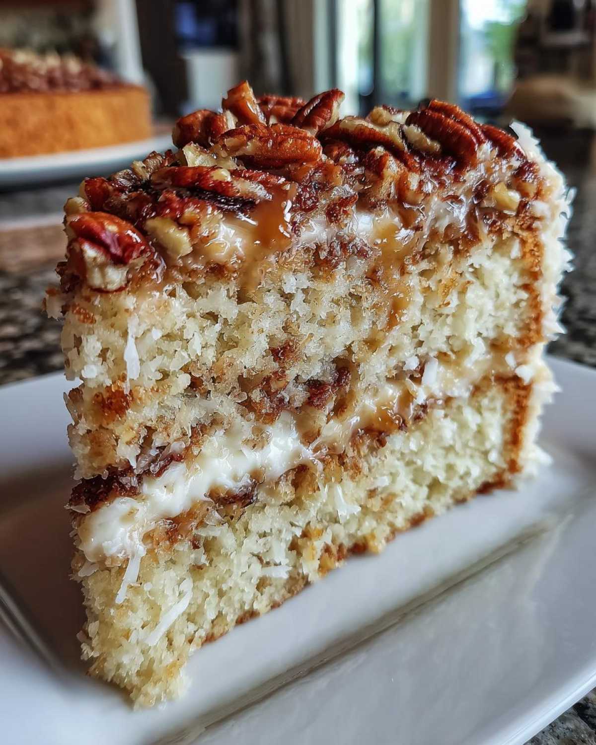 white german chocolate cake - detail 1
