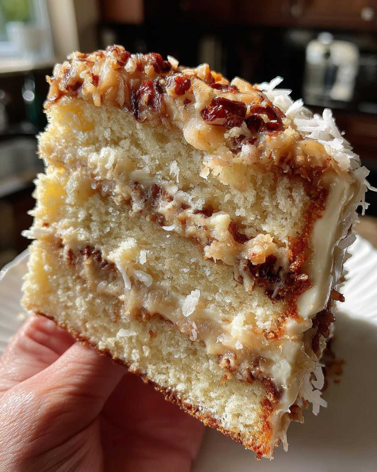 white german chocolate cake - detail 2