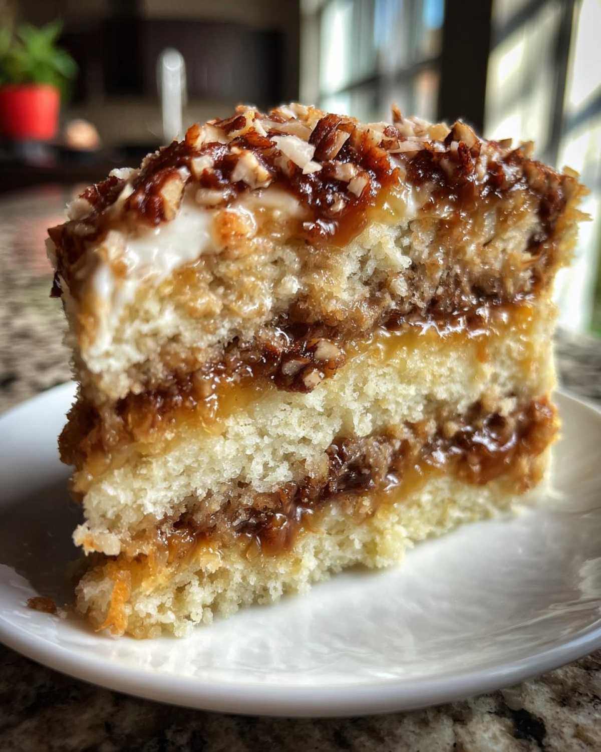 white german chocolate cake - detail 3