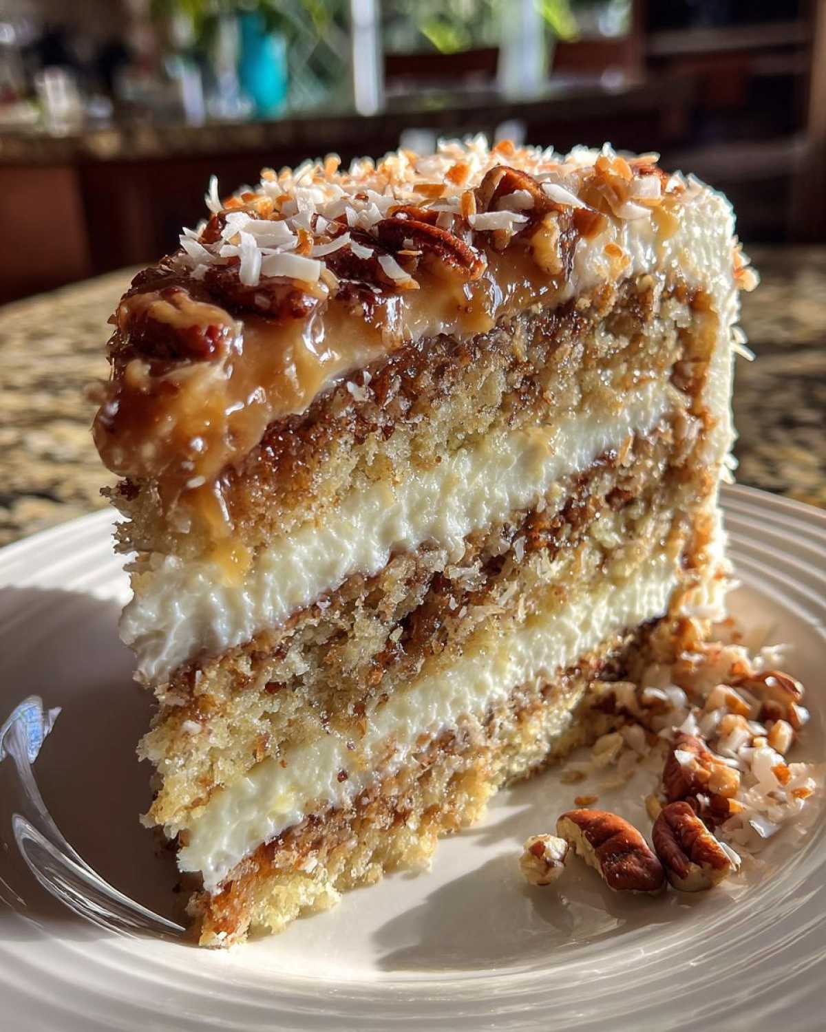 white german chocolate cake - detail 4