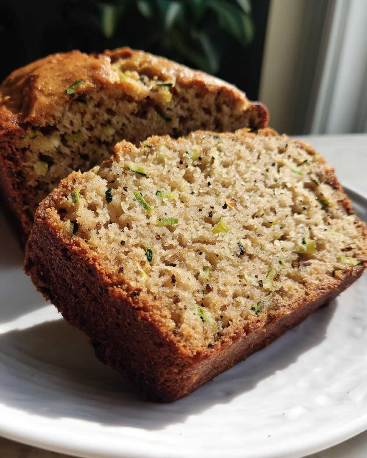 zucchini banana bread - detail 1