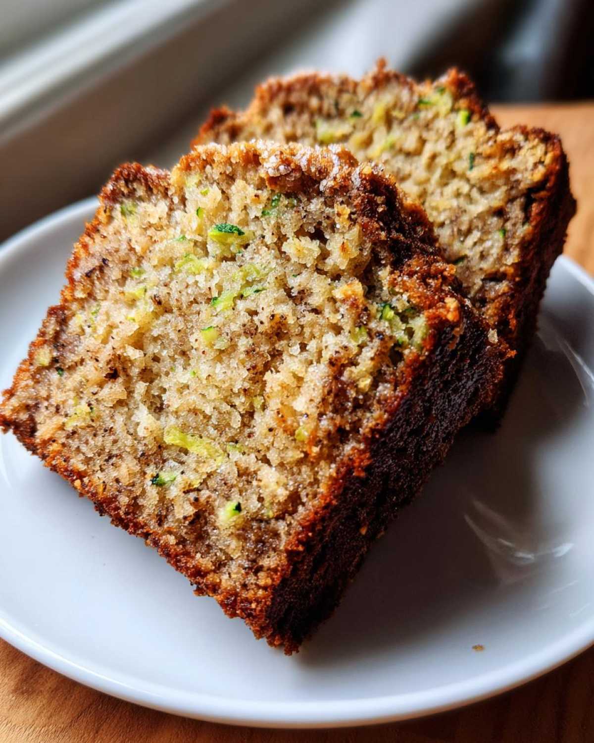 zucchini banana bread - detail 3
