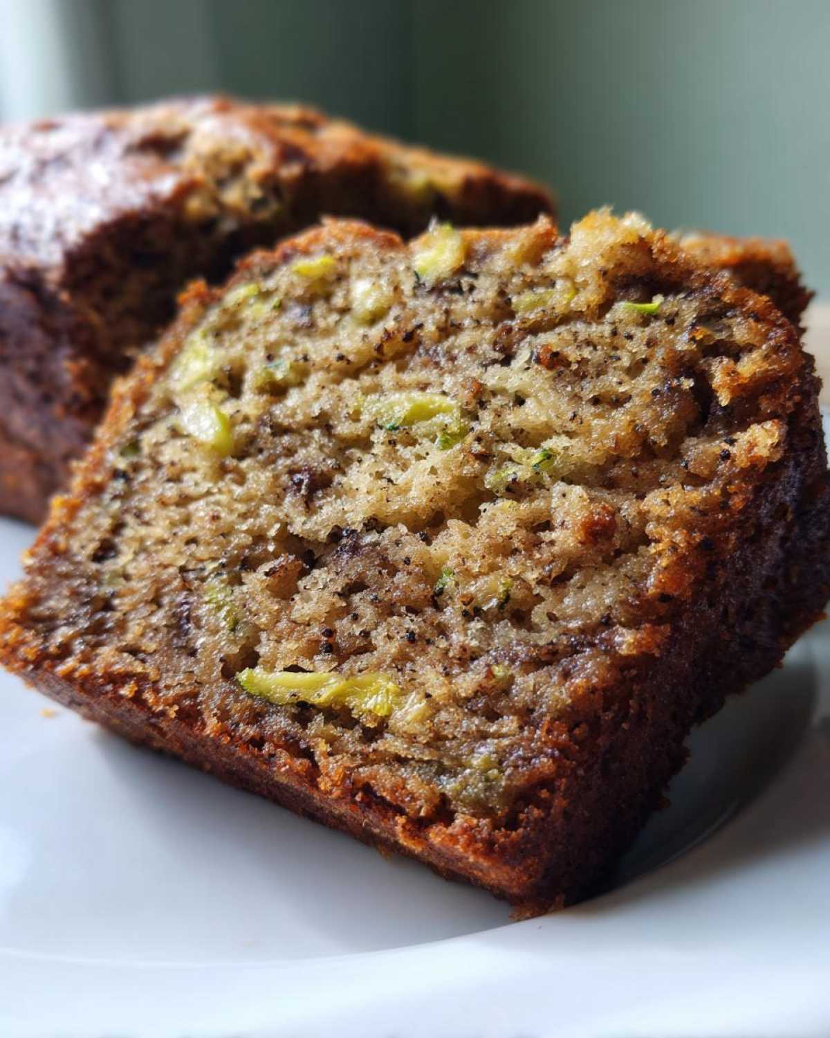zucchini banana bread - detail 4